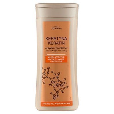 Joanna Keratin Aufbauende Haarspélung fér stumpfes und geschädigtes Haar, 200 ml