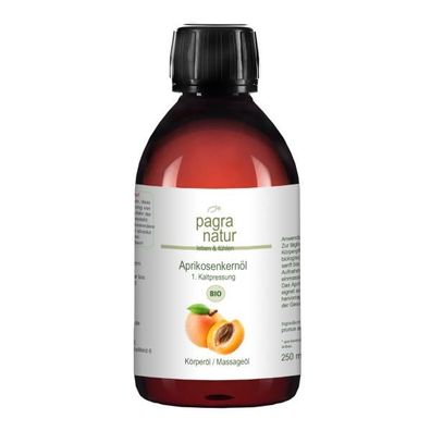 pagra natur Aprikosenkernöl 1. Kaltpressung Bio 250 ml