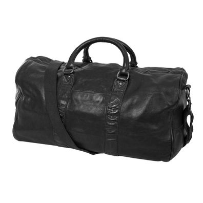 Prato LM Shahid SLRT01-N glattes Rindleder Reisetasche Sporttasche