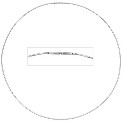 Halsreif Edelstahl 1,0 mm 45 cm Halskette Kette