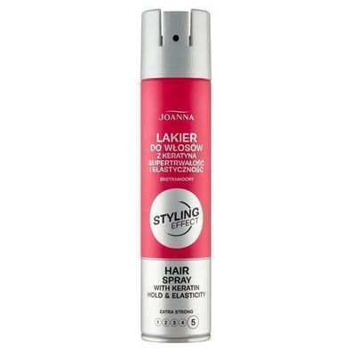 Joanna Styling Effect Haarspray mit Keratin, 250 ml