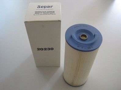 Filtereinsatz Separ 20230 für Separ KWA-100 Serie