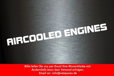 1 x 2 Plott Aufkleber Aircooled Engines Sticker Shocker Autoaufkleber Tuning Fun