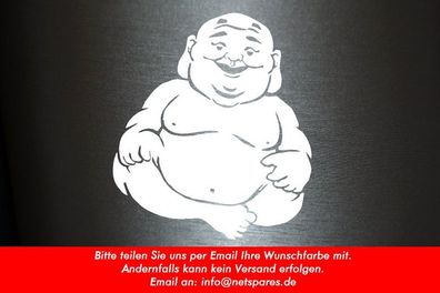 1 x 2 Plott Aufkleber Buddha Asian Budda Sticker Tuning Gebet Autoaufkleber Domo
