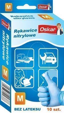 Oskar Nitrilhandschuhe M, 10 Stück