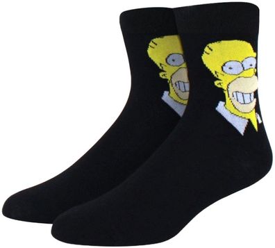 Homer Simpson Midi-Socken - The Simpsons Crew Cartoon-Design Socken