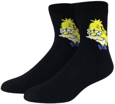 Abe Abraham Simpson Midi-Socken - The Simpsons Crew Cartoon-Design Socken