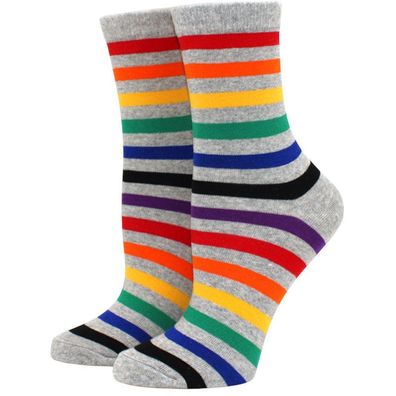 Bunte Gestreifte Socken - Frauen Lustige Fashion-Socken - Muster 3