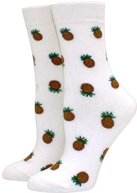 Ananas Midi-Socken - Frauen Fashion Lustige Socken (Größe 35-42)