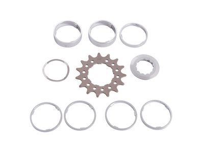 POINT Steck-Zahnkranz-Set SB-verpackt, Singlespeed 15 Zähne