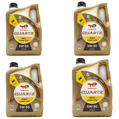 20 L TOTAL QUARTZ INEO Longlife 5W30 VW 504.00/507.00 MB 229.51 BMW LL-04