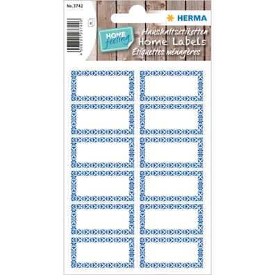 Herma Etiketten für den Haushalt 38 x 20 mm Neutral 4 Bl 48 Etik