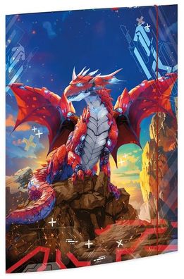 Roth Trendige Zeichenmappen A3 Robo-Drache
