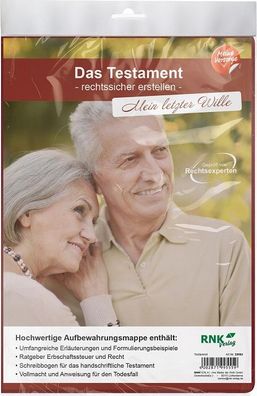 Roth Mappe "Mein letzter Wille" für 1 Person