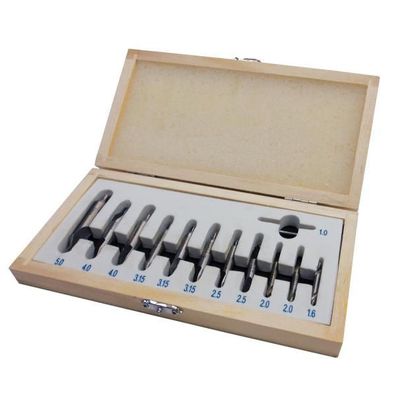 Holzmann Zentrierbohrerset 12tlg. ZBS12TLG 1-5 mm metrisch
