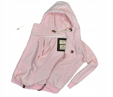 Naketano Damen Fleece-Kapuzen-Sweatshirt ohne Knöpfe XL