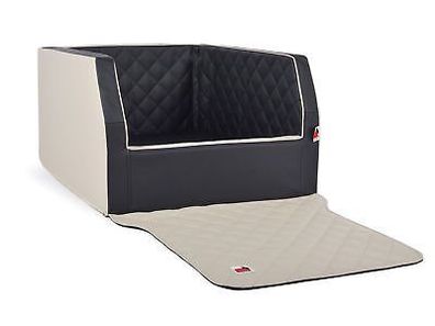 Auto Hundebett f. Kofferraum Travelmat Duo Plus Schwarz-Creme