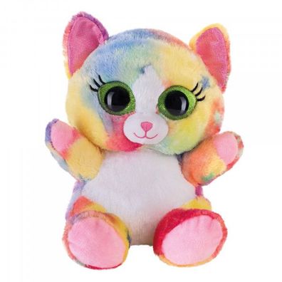 Plüsch Lashy Katze BAUER Plüschtier 22 cm Blickfänger Glitter-Eye NEU