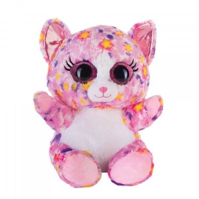 Plüsch Lashy Katze BAUER Plüschtier 22 cm Blickfänger Glitter-Eye NEU