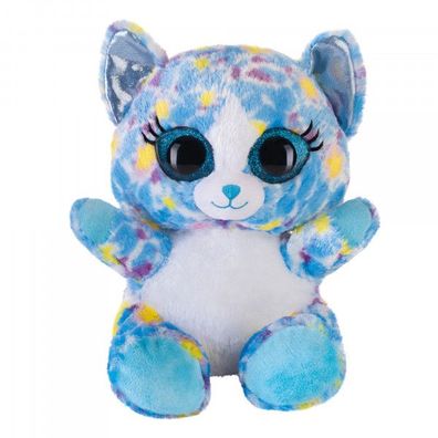 Plüsch Lashy Katze BAUER Plüschtier 22 cm Blickfänger Glitter-Eye NEU