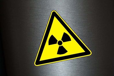 1 x Aufkleber Achtung! Nuclear Atom Gefahr Sticker Shocker Warnschild Tuning Fun