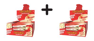 2 x Grenade Protein Bar (12x60g) White Chocolate Salted Peanut