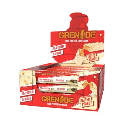 Grenade Protein Bar (12x60g) White Chocolate Salted Peanut