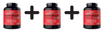 3 x MuscleMeds Carnivor Shred, Chocolate - 1977g