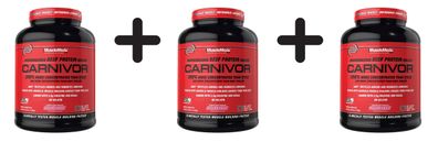 3 x MuscleMeds Carnivor, Strawberry - 1803g