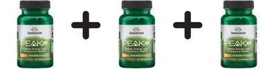 3 x Swanson Peak ATP 400, 400mg - 30 vcaps