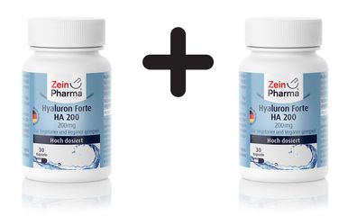 2 x Zein Pharma Hyaluron Forte HA 200 - 30 caps