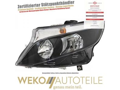 Hauptscheinwerfer links Diederichs 1668083 für Mercedes-benz