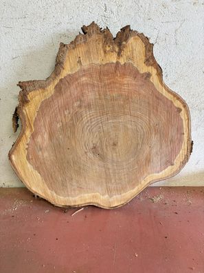 Baumscheibe, Holzscheibe, Tischplatte, ca. 50x3cm, Vogelkirsche