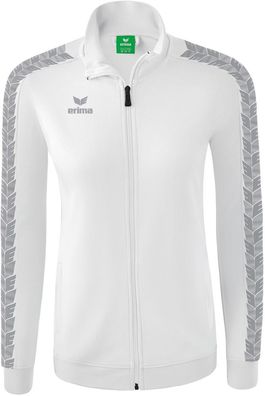 Erima Damen Trainingsjacke Essential Team Tracktop Jacke 22-0060 Weiß/Monument
