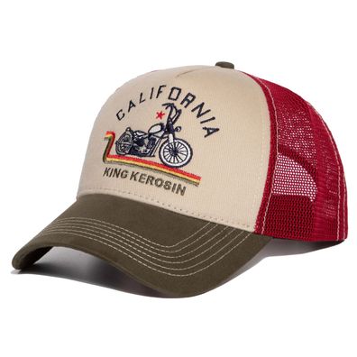 King Kerosin Trucker Cap "Ride Free Live Free" KKI4C050