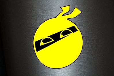 1 x Aufkleber Ninja Smiley Smile Karate Boxen Sticker Tuning Shocker Dub Fun Gag