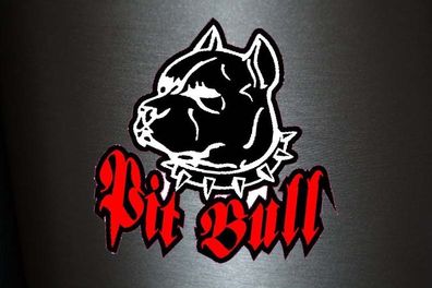 1 x Aufkleber Pitbull Pit Bull Hund Dogge Kampfhund Sticker Tuning Static Stance