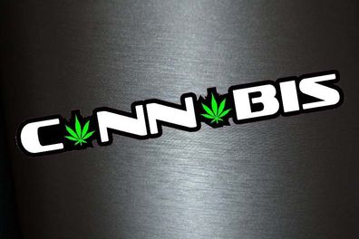 1 x Aufkleber Cannabis Spruch Hanf Drogen Hasch Sticker Tuning Shocker Fun Gag