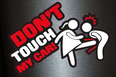 1 x Aufkleber Don't Touch My Car Special Edition Static Stance Tuning Sticker