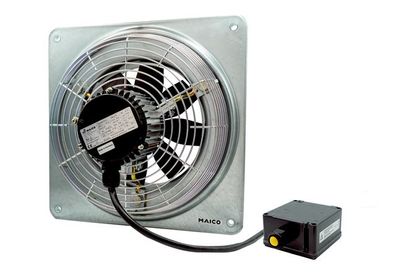 Axial-Wandventilator DZQ 30/4 B Ex e Wandplatte, Drehstrom, Ex-Schutz, DN300 von Maic