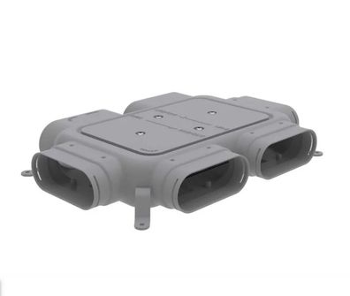 ComfoCube CK300 Verteiler flat 51 - Zehnder