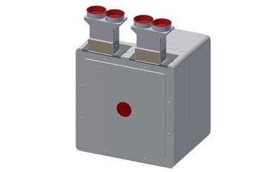 Meltem Montageset UP Ständerkonstruktion - M-WRG-M/FR75/2 - 5050-22/75