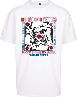 MT Upscale T-Shirt Red Hot Chilli Peppers Oversize Tee White