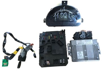 Original Steuergerät Set Citroen C2 Pluriel 9642222380