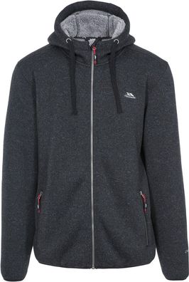 Trespass Fleecejacke/Fleecepullover Tableypipe - Male Fleece At500 Black Marl