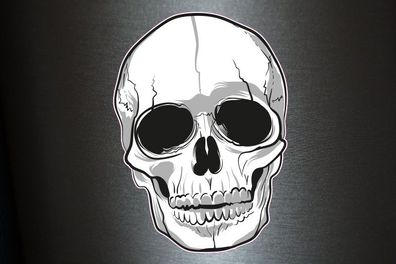 1 x Aufkleber Skull 006 Totenkopf Schädel Sensenmann Death Bones Sticker Tuning