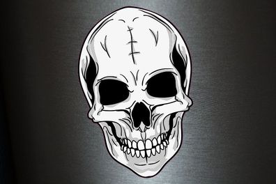1 x Aufkleber Skull 008 Totenkopf Schädel Sensenmann Death Bones Sticker Tuning