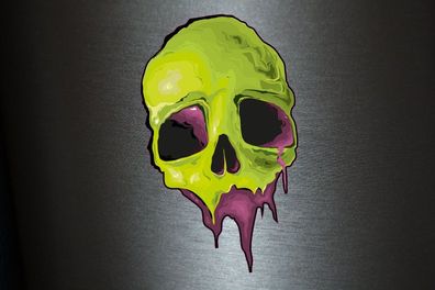 1 x Aufkleber Skull 011 Totenkopf Schädel Sensenmann Death Bones Sticker Tuning