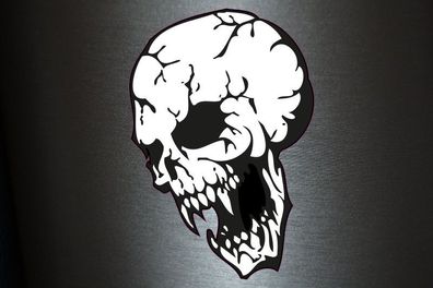 1 x Aufkleber Skull 036 Totenkopf Schädel Sensenmann Death Bones Sticker Tuning