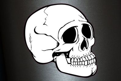 1 x Aufkleber Skull 041 Totenkopf Schädel Sensenmann Death Bones Sticker Tuning